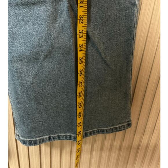 Nine West Wide Leg High Rise Jeans Light Wash Size 18 - Picture 5 of 9